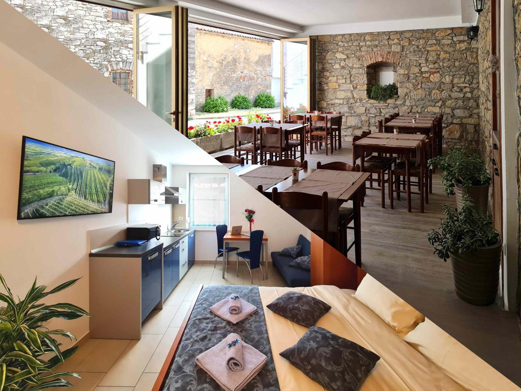 Restaurant & Apartments Getaway Pri Kobalu Vipava Exterior foto